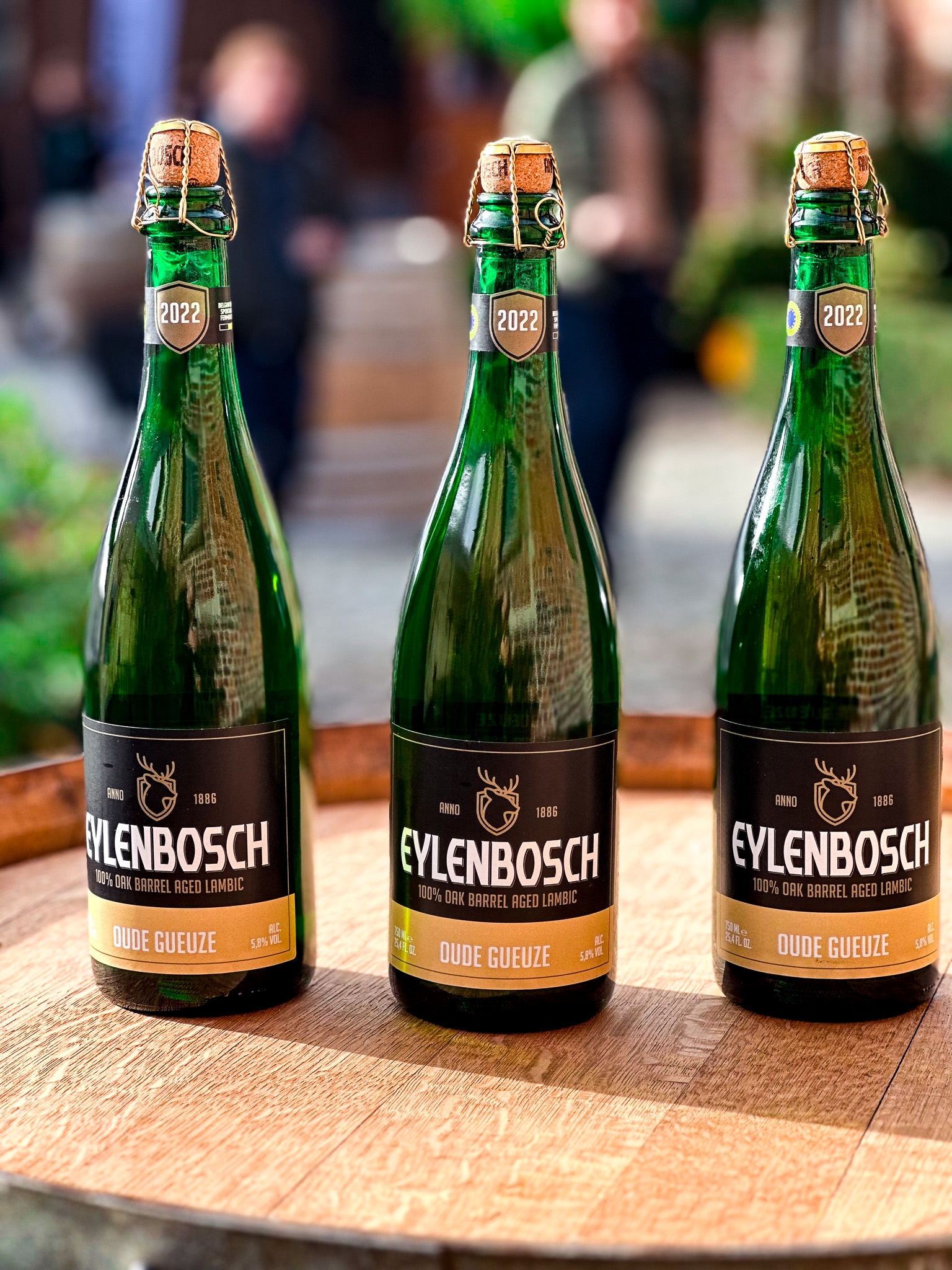 THE WAIT IS OVER … AFTER MORE THAN FOUR YEARS, WE LAUNCH OUR FIRST OUDE GUEUZE WITH 100% EYLENBOSCH LAMBIC